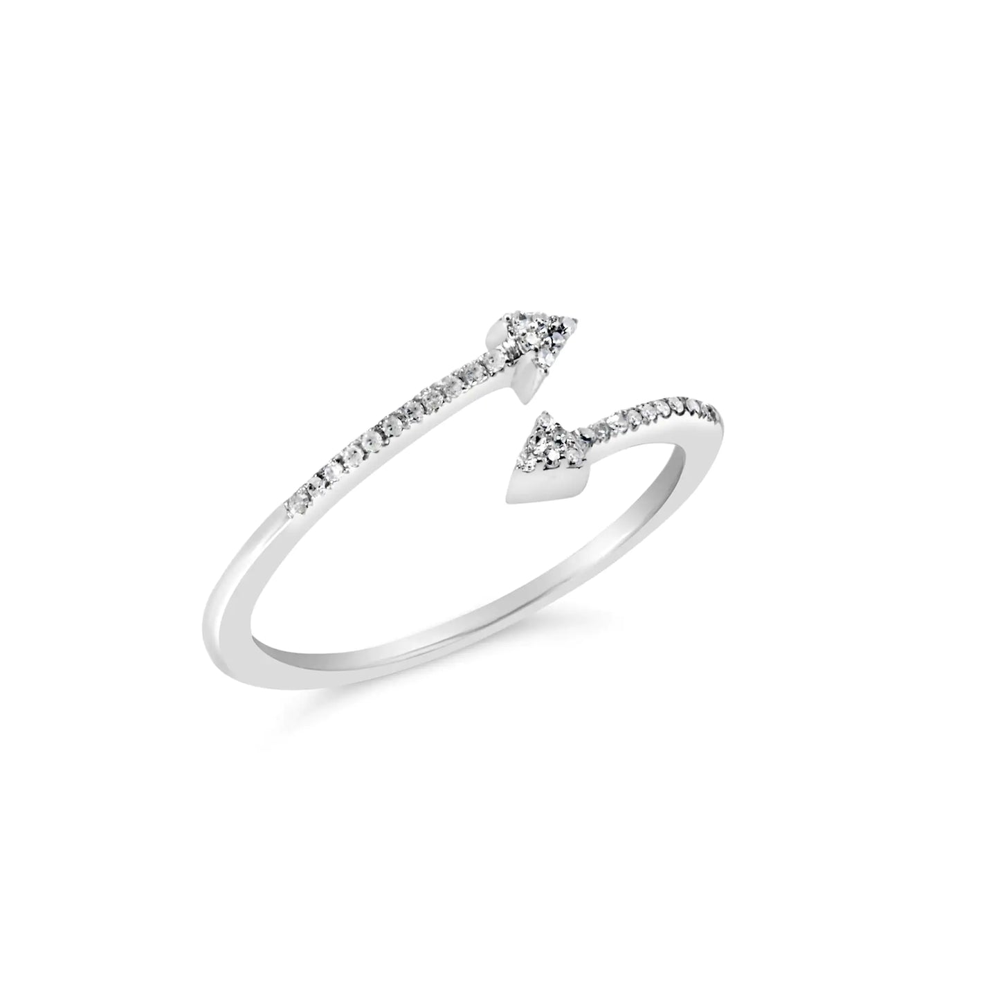 Sterling Silver Arrowhead Open Ring