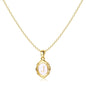 14K Gold Plated J Necklace