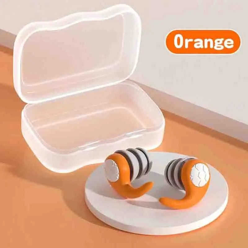 Noise Cancellation Silicone Earplugs
