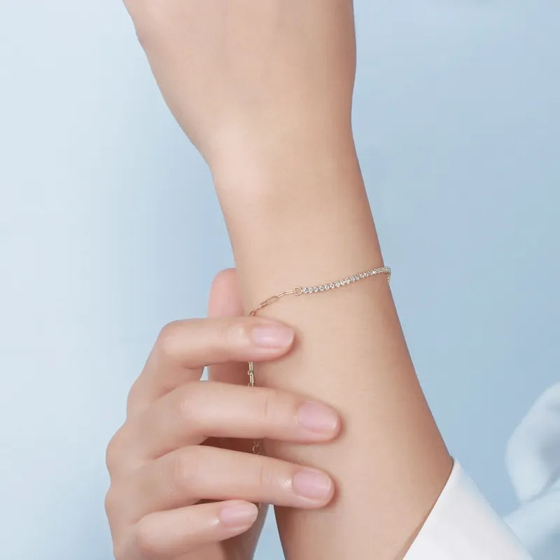 Elegant Zircon inlay Bracelet