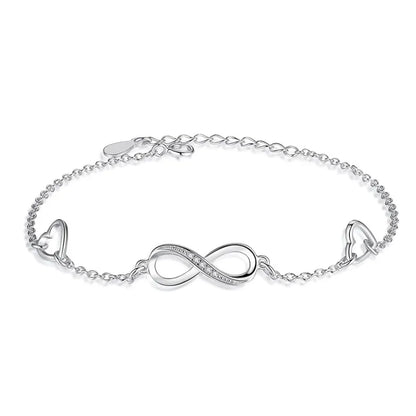 Sterling Silver Infinity Bracelet