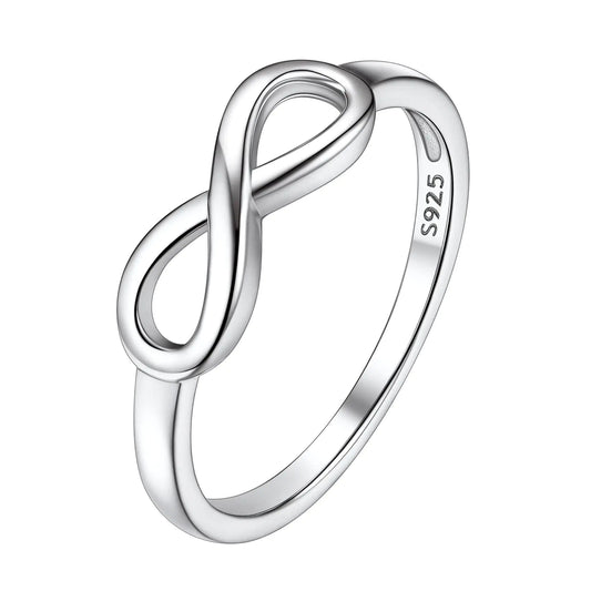 Sterling Silver Infinity promise Ring