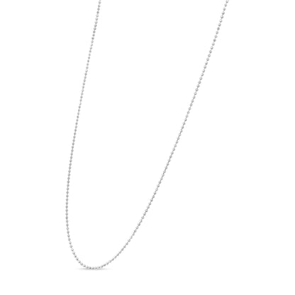 Sterling Silver Bead Chain Necklace