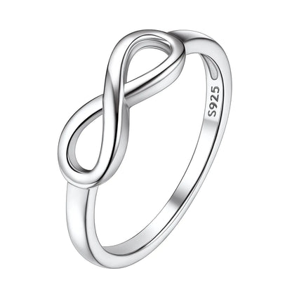 Sterling Silver Infinity promise Ring